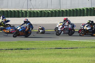 Jorge Navarro Unfall bei der Moto3 Spanish Championship, Cheste