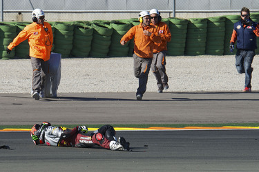 Jorge Navarro Unfall bei der Moto3 Spanish Championship, Cheste