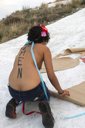Femen Protest gegen Gedenkfeier für General Franco