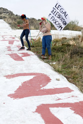 Femen Protest gegen Gedenkfeier für General Franco