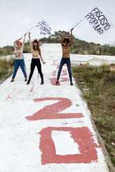 Femen Protest gegen Gedenkfeier für General Franco