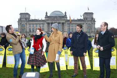 Aktion 'Augen auf für Kinderrechte', Berlin