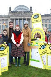 Aktion 'Augen auf für Kinderrechte', Berlin