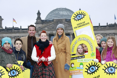 Aktion 'Augen auf für Kinderrechte', Berlin