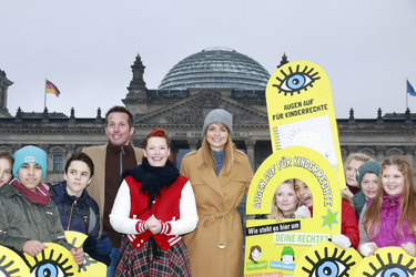 Aktion 'Augen auf für Kinderrechte', Berlin