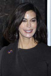 Teri Hatcher und Ban Ki-moon im Empire State Building, New York