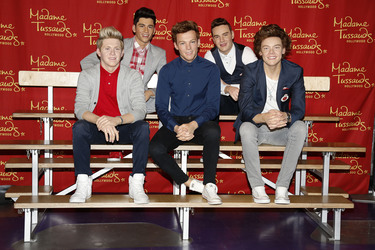 One Direction Wachfigur Präsentation bei Madame Tussauds, Los Angeles