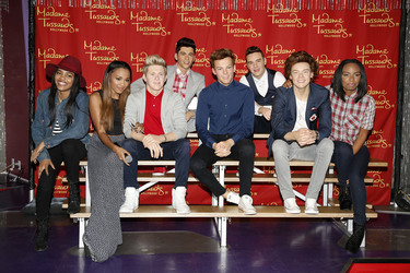 One Direction Wachfigur Präsentation bei Madame Tussauds, Los Angeles