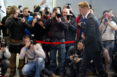 Präsentation von Fernando Torres als neuer Spieler von Atlético de Madrid, Madrid