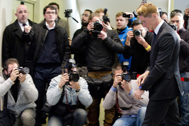 Präsentation von Fernando Torres als neuer Spieler von Atlético de Madrid, Madrid