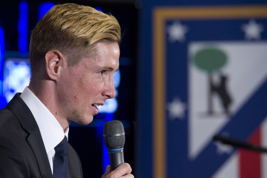Präsentation von Fernando Torres als neuer Spieler von Atlético de Madrid, Madrid