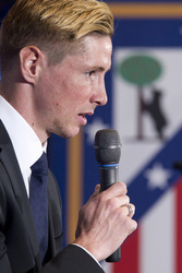 Präsentation von Fernando Torres als neuer Spieler von Atlético de Madrid, Madrid