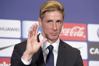Präsentation von Fernando Torres als neuer Spieler von Atlético de Madrid, Madrid