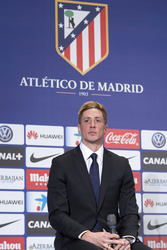 Präsentation von Fernando Torres als neuer Spieler von Atlético de Madrid, Madrid