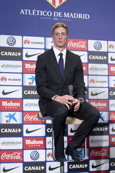 Präsentation von Fernando Torres als neuer Spieler von Atlético de Madrid, Madrid
