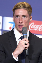 Präsentation von Fernando Torres als neuer Spieler von Atlético de Madrid, Madrid