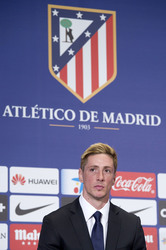 Präsentation von Fernando Torres als neuer Spieler von Atlético de Madrid, Madrid