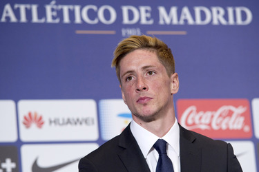 Präsentation von Fernando Torres als neuer Spieler von Atlético de Madrid, Madrid