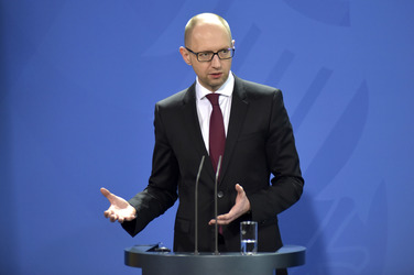 Arsenij Jazenjuk zu Gast in Berlin