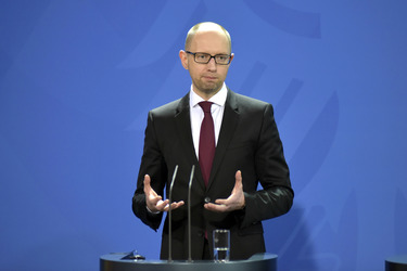 Arsenij Jazenjuk zu Gast in Berlin