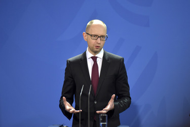 Arsenij Jazenjuk zu Gast in Berlin