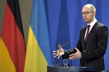 Arsenij Jazenjuk zu Gast in Berlin