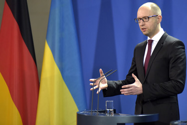 Arsenij Jazenjuk zu Gast in Berlin