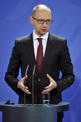 Arsenij Jazenjuk zu Gast in Berlin