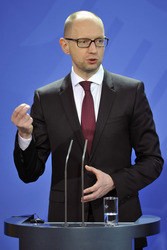Arsenij Jazenjuk zu Gast in Berlin