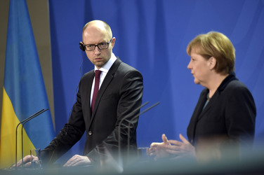 Arsenij Jazenjuk zu Gast in Berlin