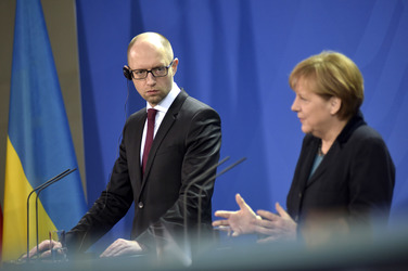 Arsenij Jazenjuk zu Gast in Berlin