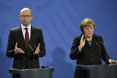 Arsenij Jazenjuk zu Gast in Berlin