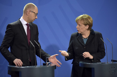 Arsenij Jazenjuk zu Gast in Berlin