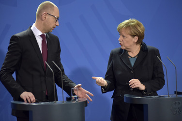 Arsenij Jazenjuk zu Gast in Berlin