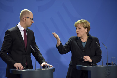 Arsenij Jazenjuk zu Gast in Berlin