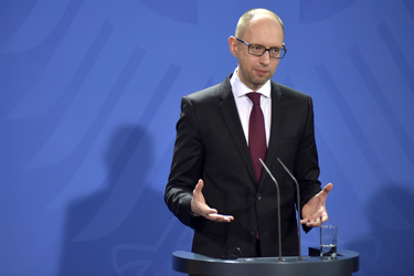 Arsenij Jazenjuk zu Gast in Berlin