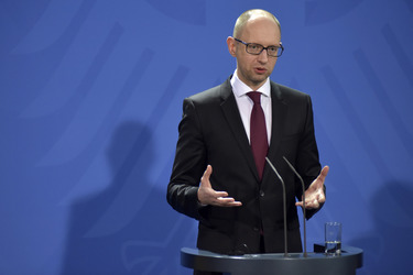 Arsenij Jazenjuk zu Gast in Berlin