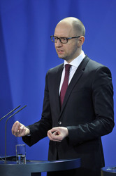 Arsenij Jazenjuk zu Gast in Berlin