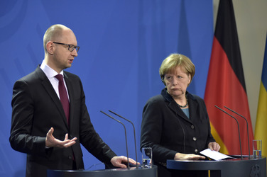 Arsenij Jazenjuk zu Gast in Berlin