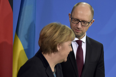 Arsenij Jazenjuk zu Gast in Berlin
