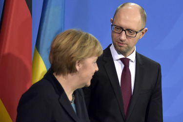 Arsenij Jazenjuk zu Gast in Berlin