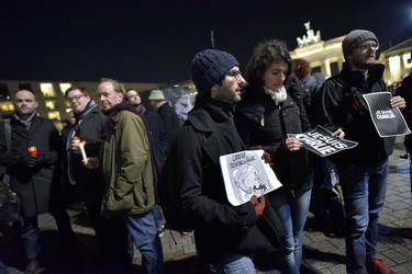 Mahnwache am Pariser Platz, Berlin