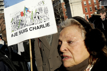 Charlie Hebdo Demonstration, New York