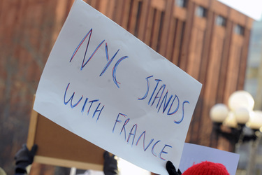 Charlie Hebdo Demonstration, New York