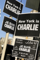 Charlie Hebdo Demonstration, New York