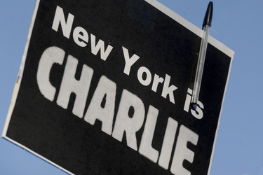 Charlie Hebdo Demonstration, New York