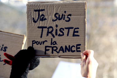 Charlie Hebdo Demonstration, New York