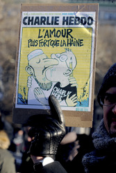 Charlie Hebdo Demonstration, New York