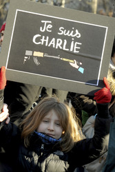 Charlie Hebdo Demonstration, New York