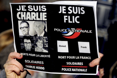 Charlie Hebdo Demonstration, New York